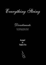 Divertimento Orchestra sheet music cover